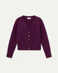 Burgundy Knit Cardigan