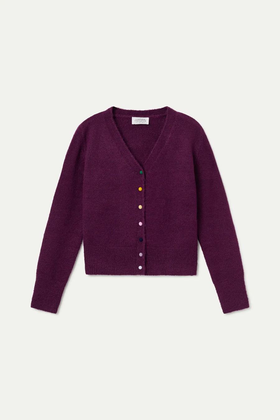 Burgundy Knit Cardigan