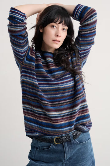 Fruity Jumper in Ripple Marks Jetty Multi