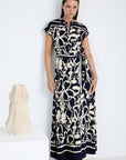 Abstract Print Dress