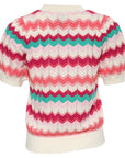 Mavis Short Sleeve Jumper in Pink