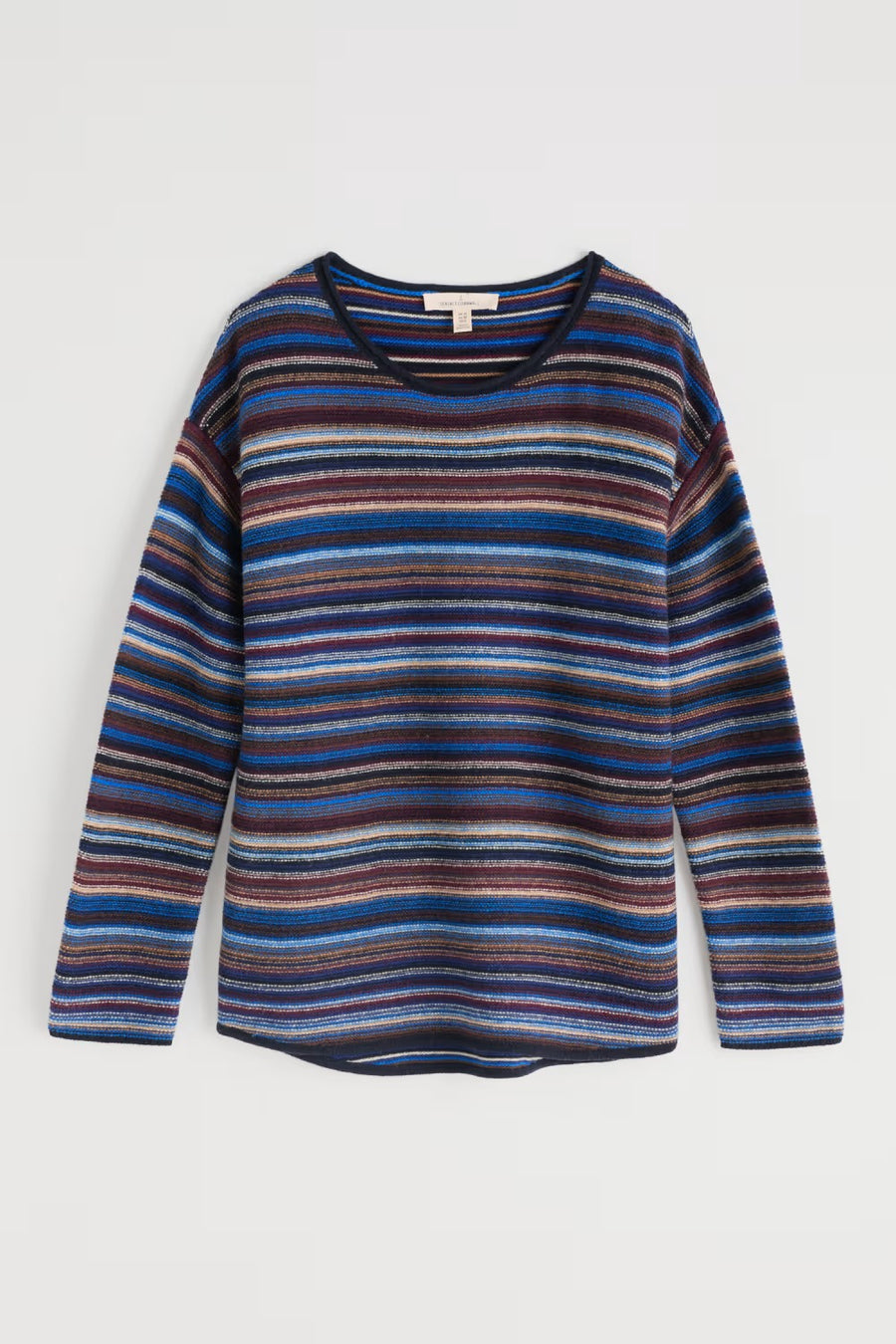 Fruity Jumper in Ripple Marks Jetty Multi