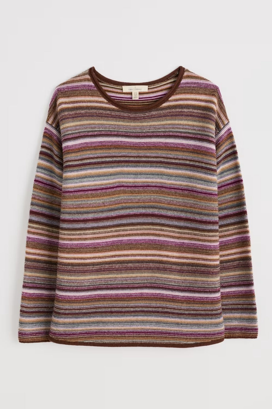 Fruity Jumper II in Ripple Marks Cocoa Multi