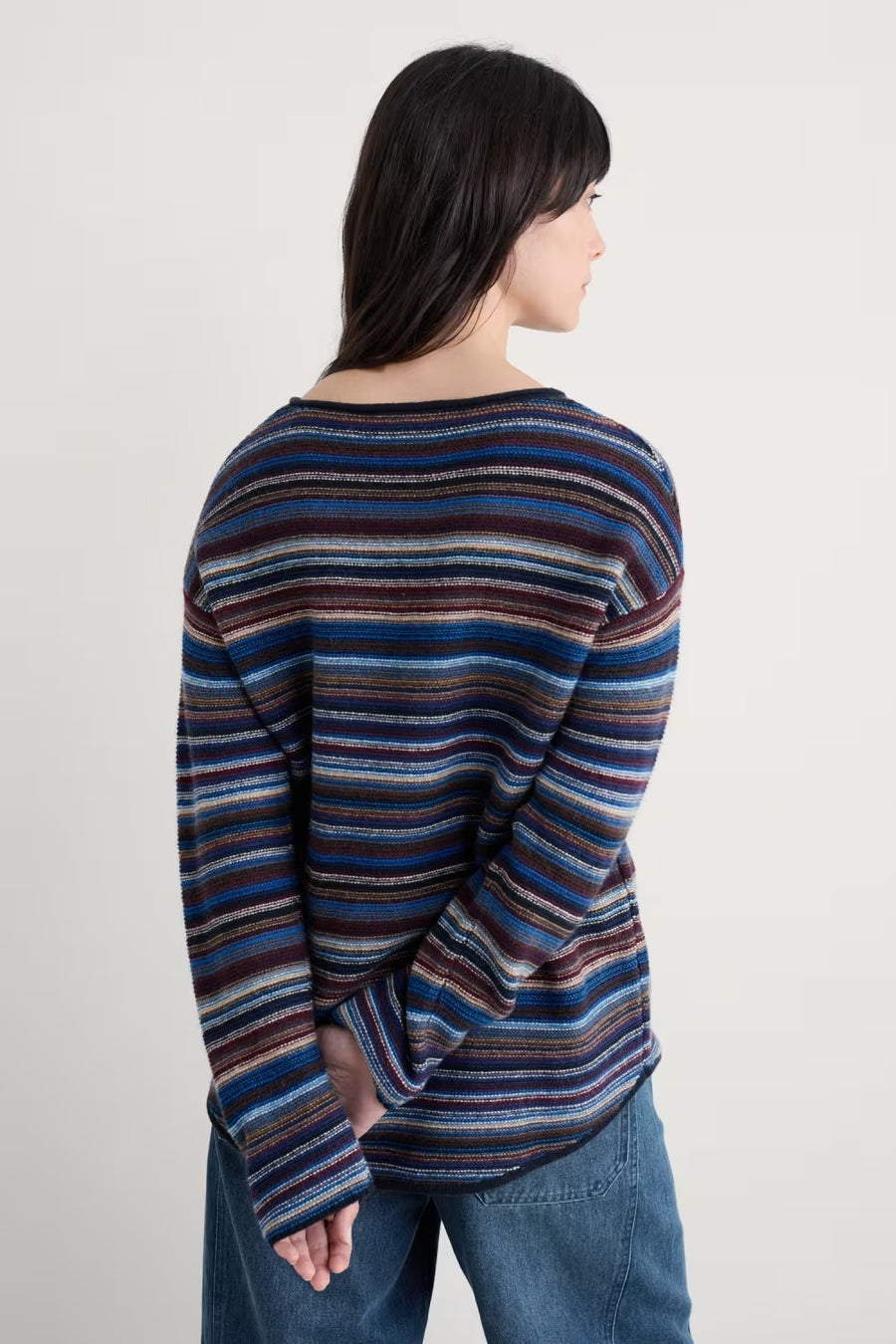 Fruity Jumper in Ripple Marks Jetty Multi
