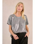 Iridescent Tee in Silver