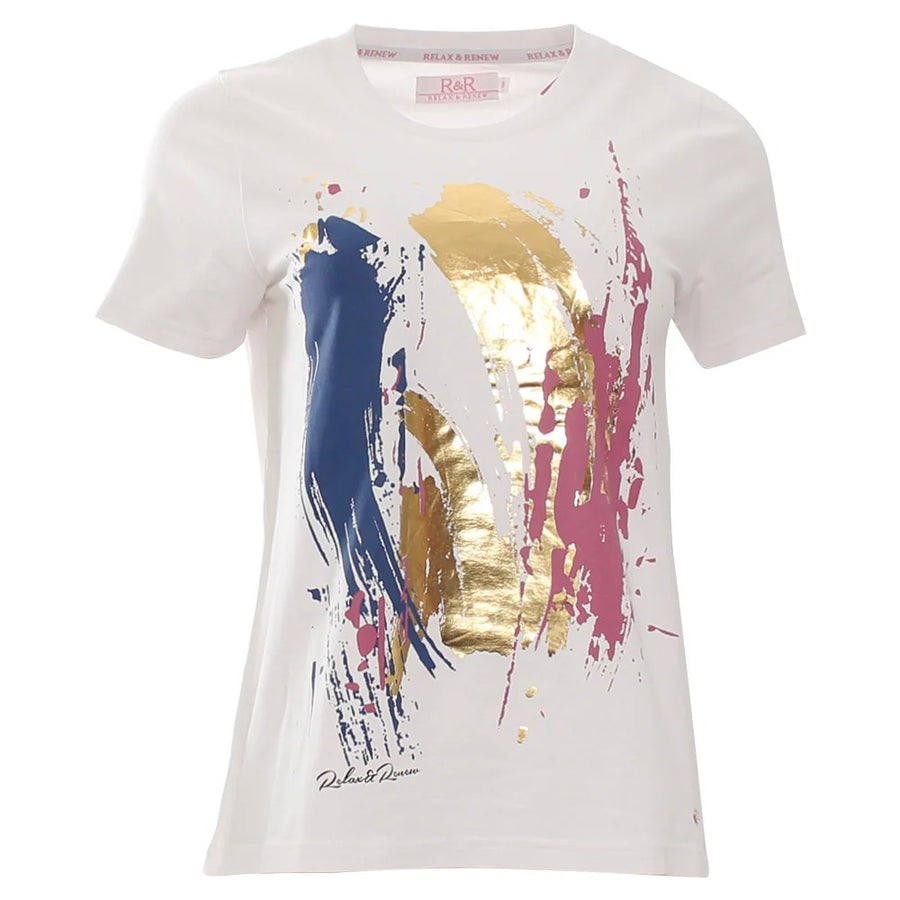 Relax & Renew Hallie Tee in White