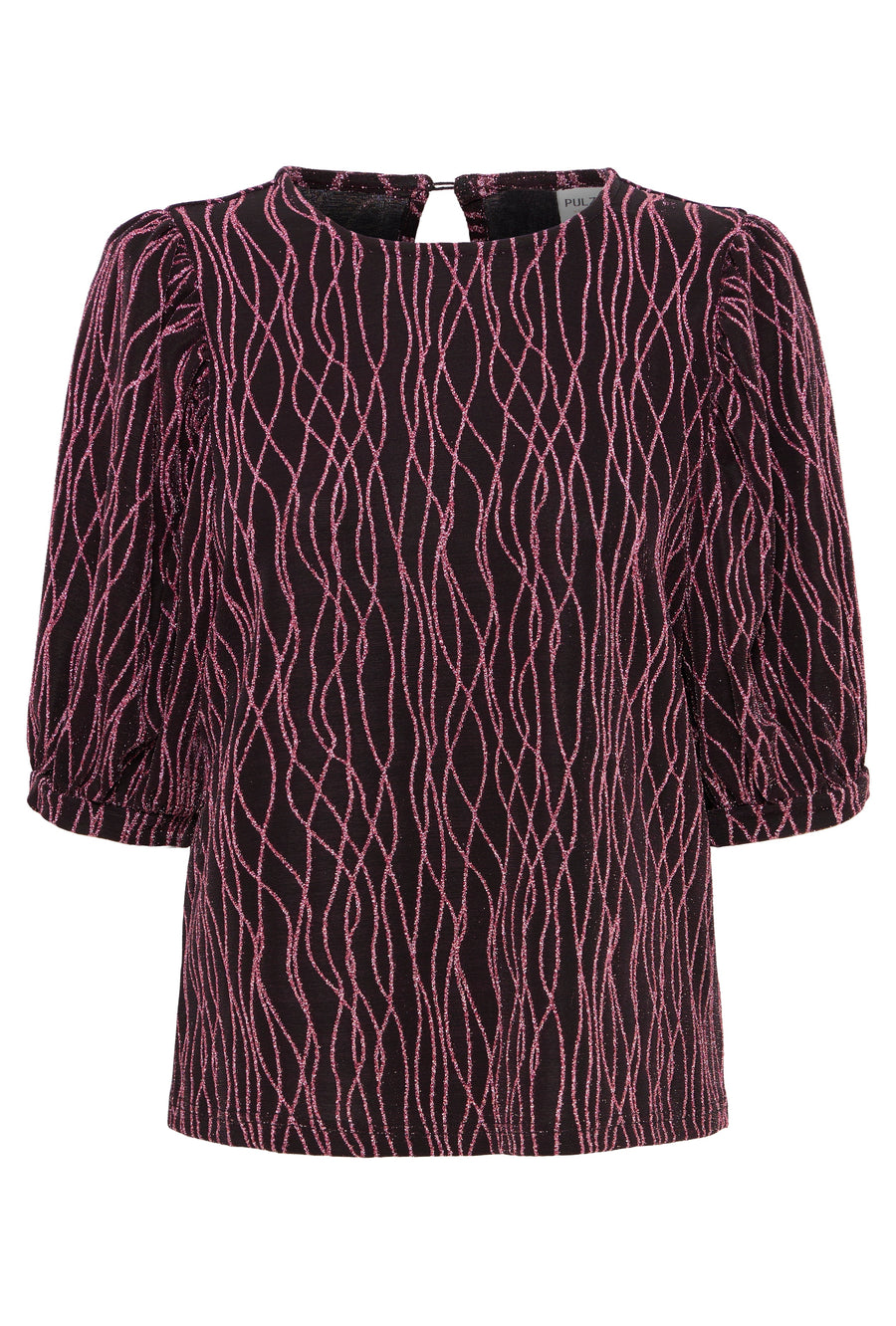 Thea Blouse in Dark Rose