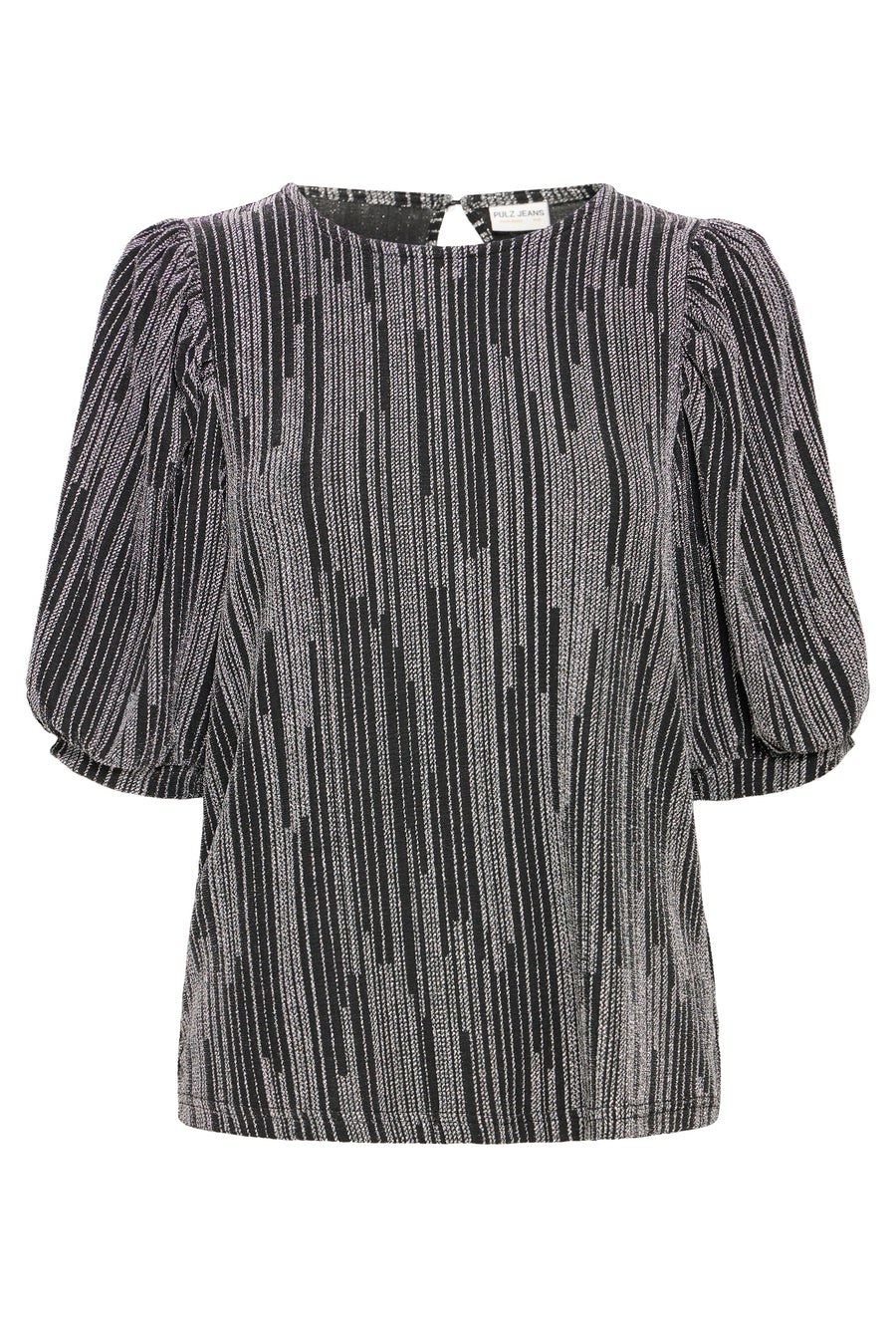 Thea Blouse in Silver Glitter