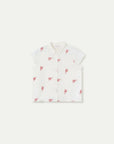 Shirt with Lobster Embroidery