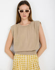 Tencel Knit Top in Angora