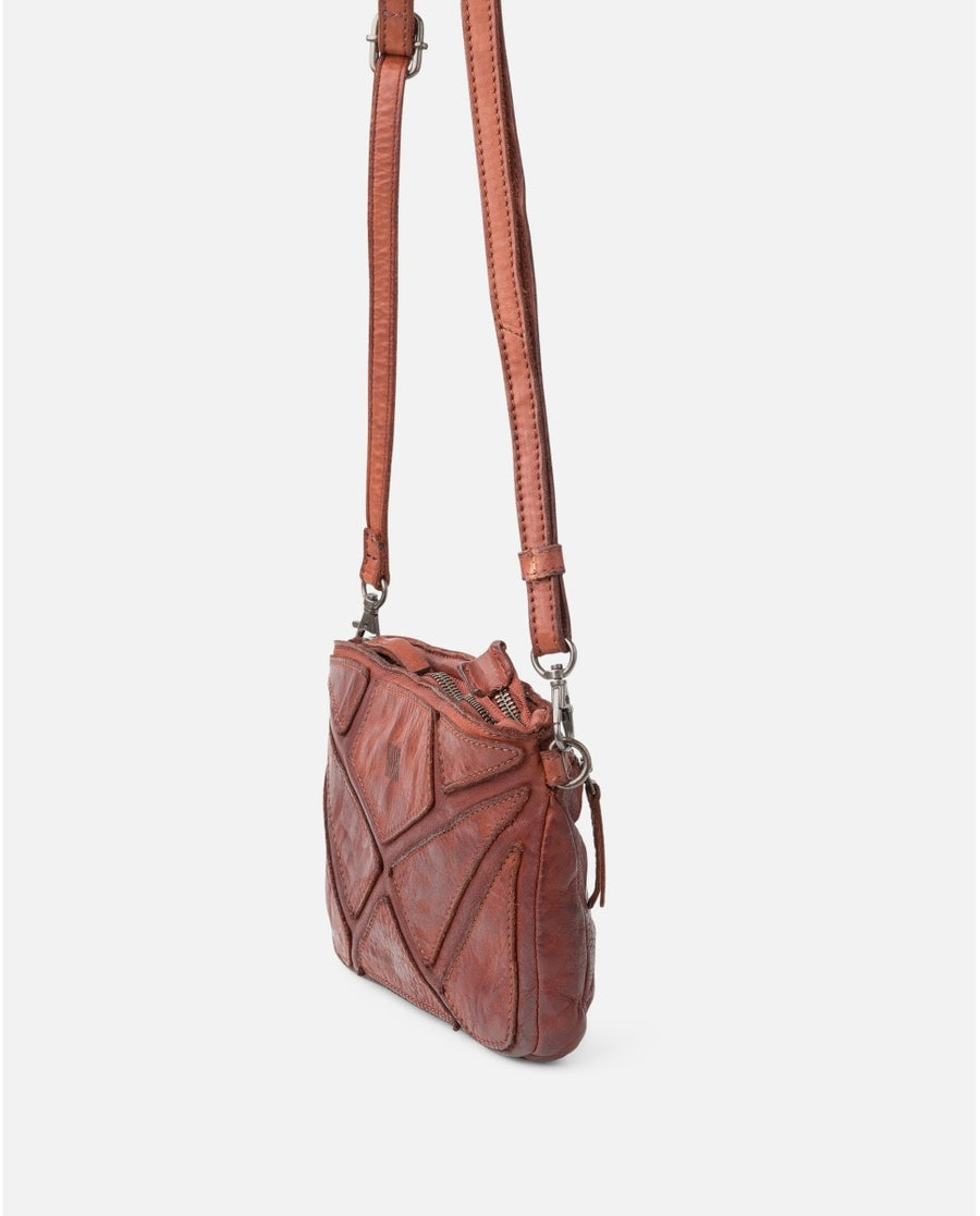 Leather Cross Bag Donie in Tan