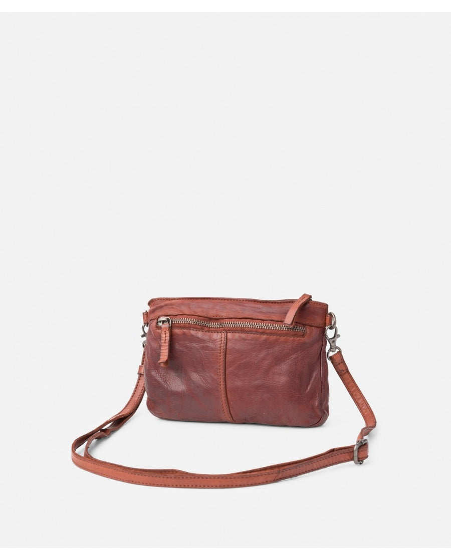 Leather Cross Bag Donie in Tan