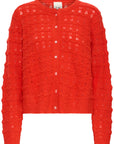 Baila Cardigan in Fiery Red