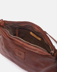 Leather Cross Bag Boston in Tan
