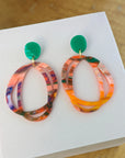 CMAT in Green and Orange Marble