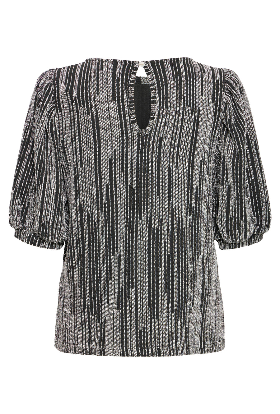 Thea Blouse in Silver Glitter