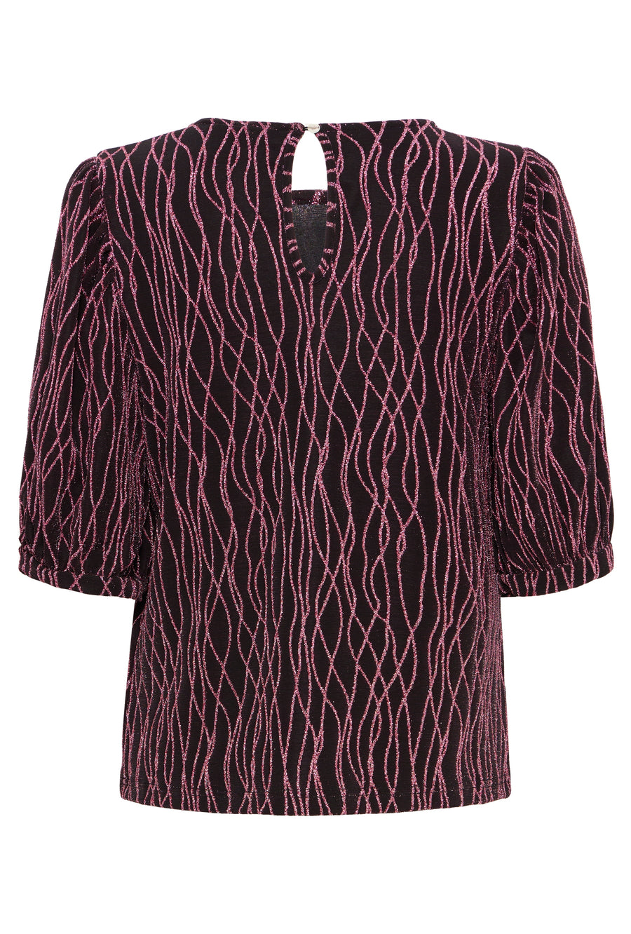 Thea Blouse in Dark Rose