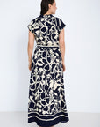 Abstract Print Dress