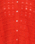 Baila Cardigan in Fiery Red