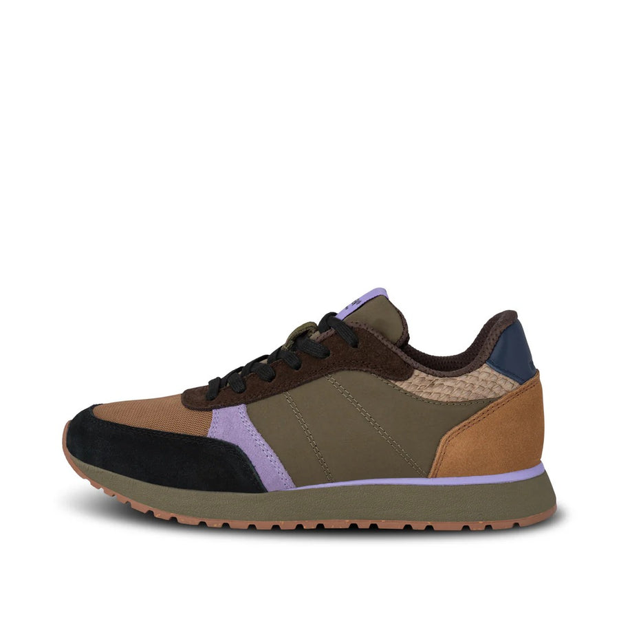 NEW Ronja Sneaker in Dark Olive/ Orchid