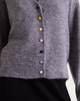 Grey Knit Cardigan