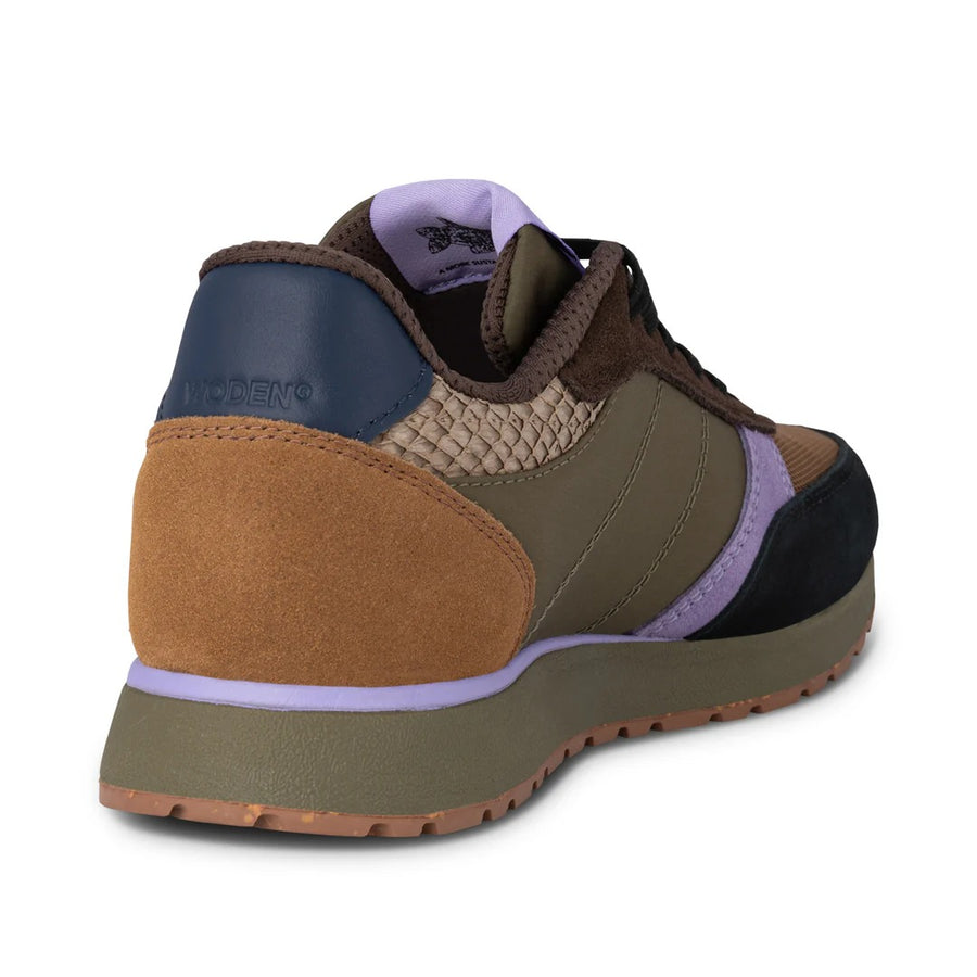NEW Ronja Sneaker in Dark Olive/ Orchid