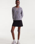 Grey Knit Cardigan