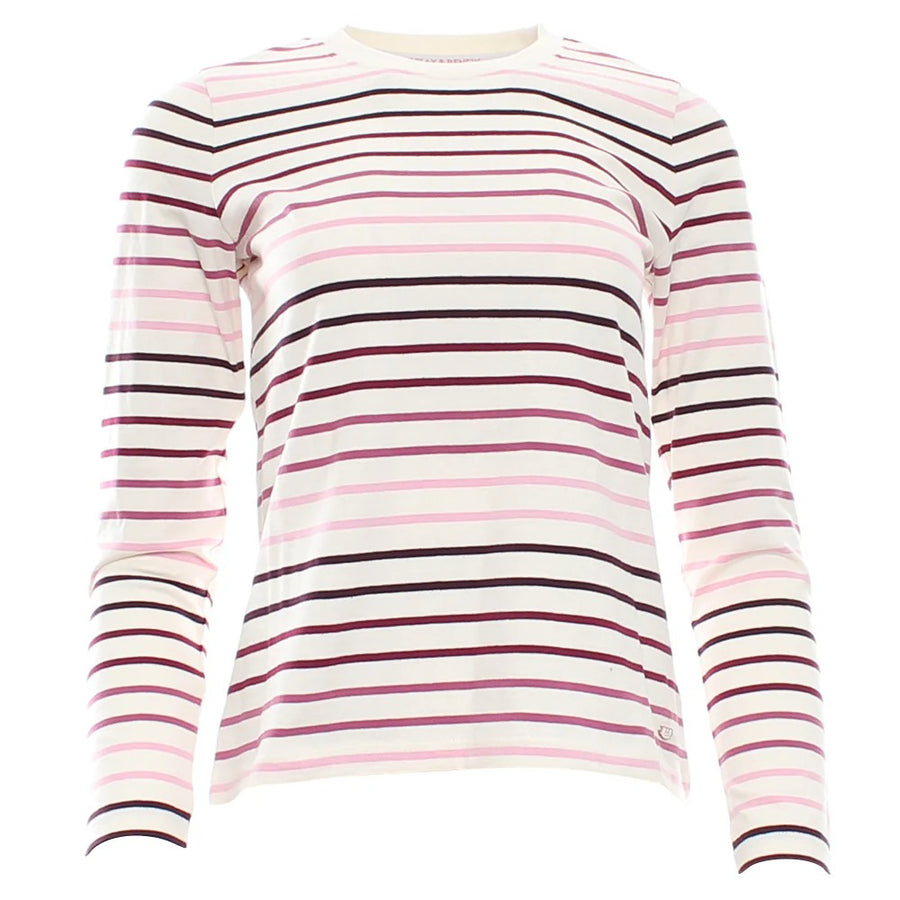 Relax & Renew Kimberley Long Sleeve Tee in Berry
