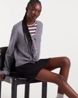 Grey Knit Cardigan