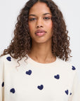 Kasura Sweater with Patriot Hearts