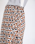Retro Print Skirt