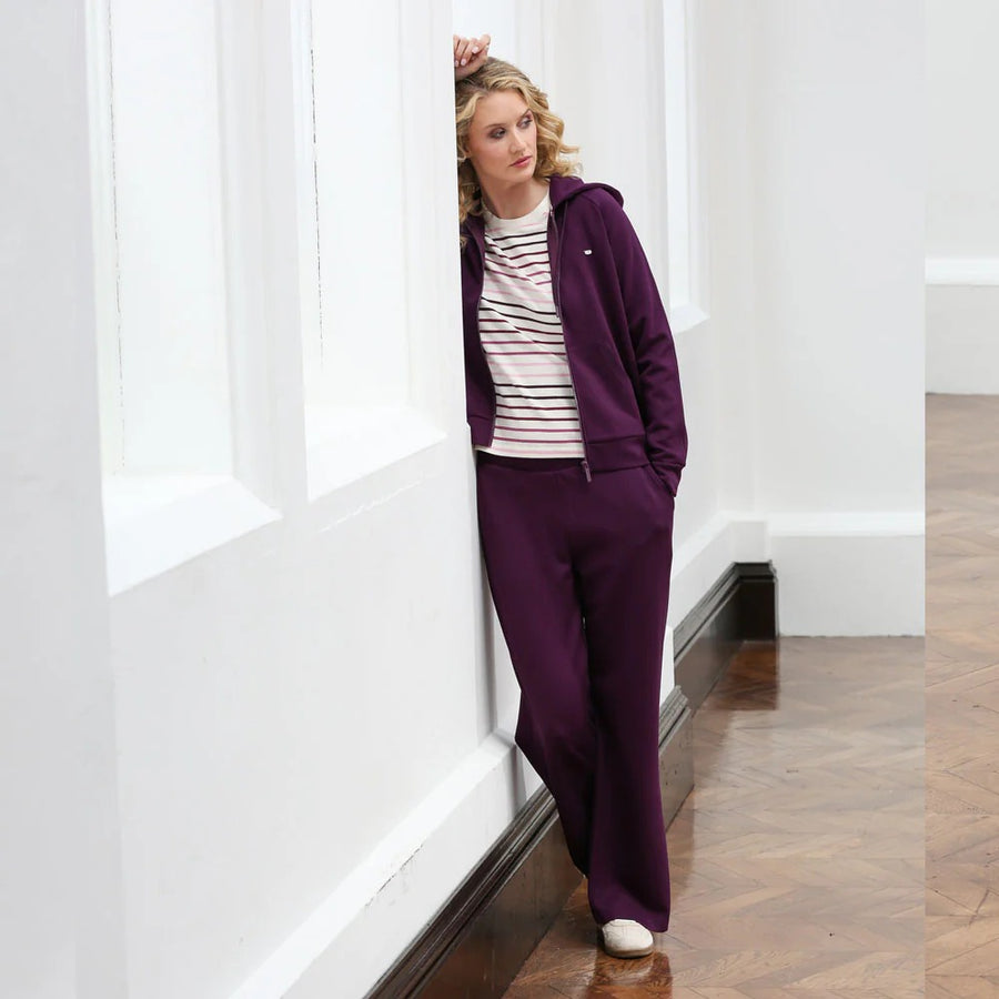 Relax & Renew Madison Zip Through in Plum