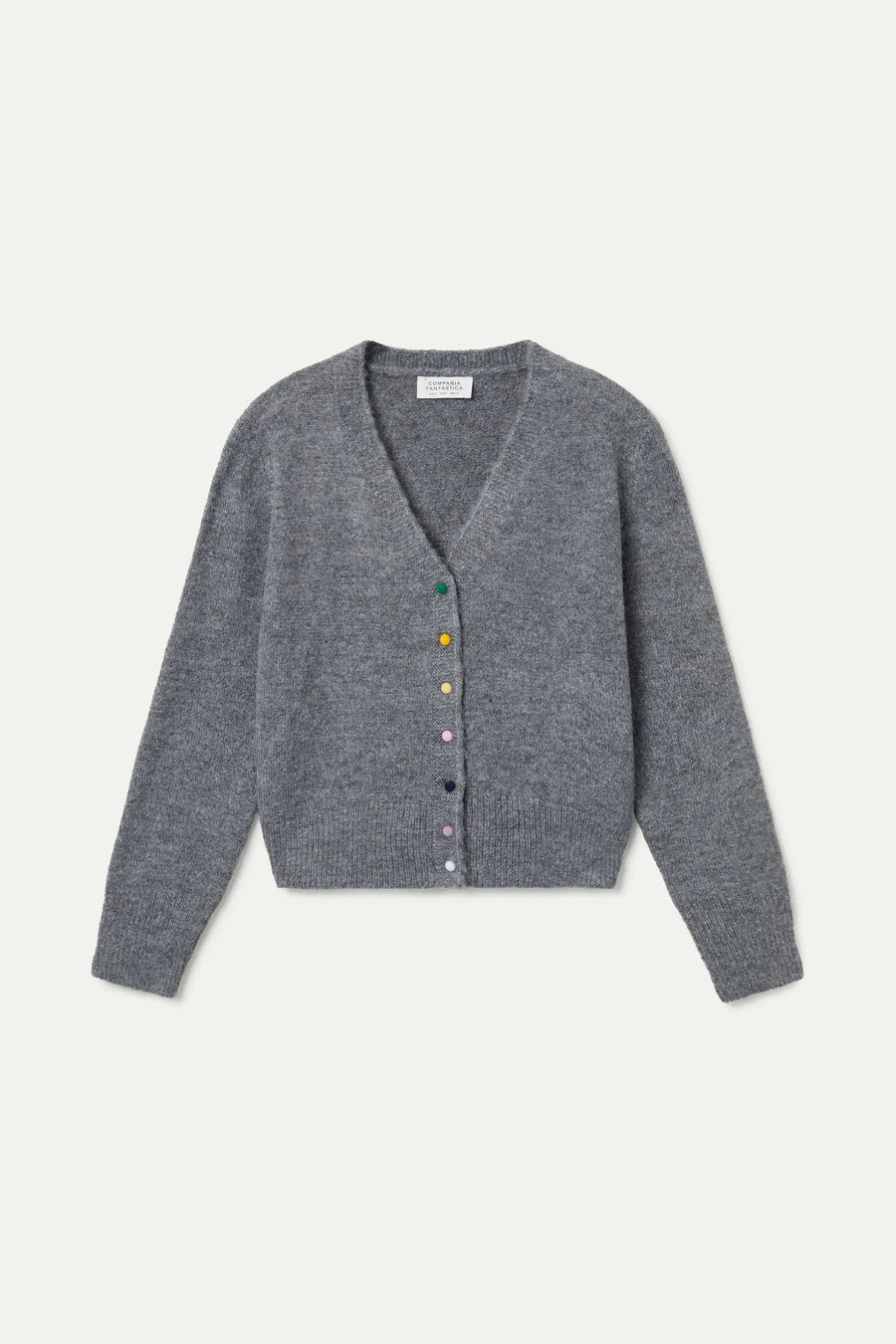Grey Knit Cardigan