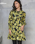 Daina Dress in Lime Green