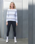 Relax & Renew Kimberley Long Sleeve Tee Blue