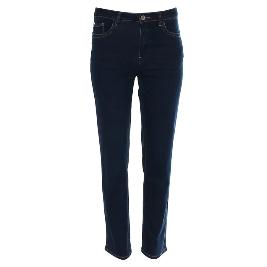 Vera Straight Jean in Dark Indigo
