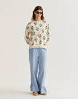 Gardener Print Sweatshirt