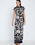 Abstract Print Dress