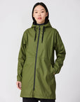 Vand Waterproof Coat in Bronze Green