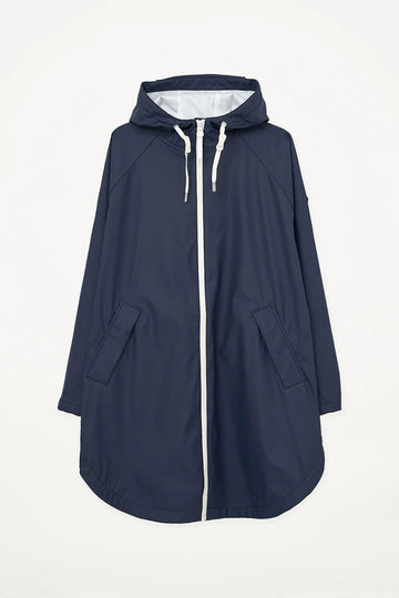 Sky Raincoat in Navy