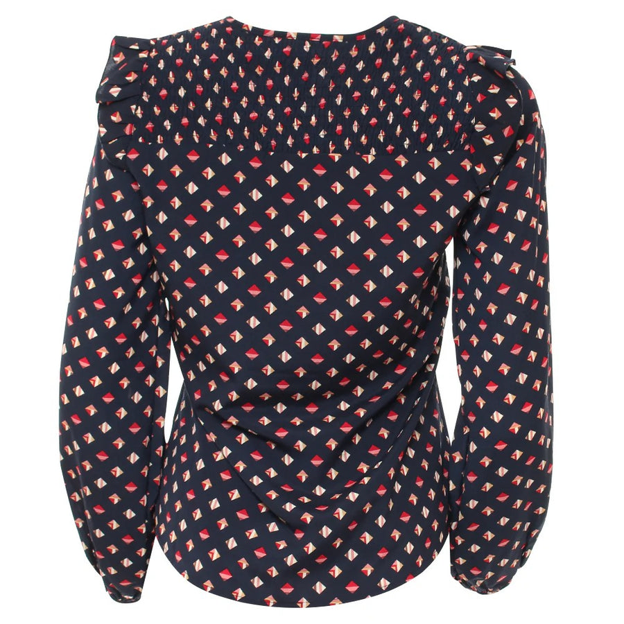 Taya Top in Navy