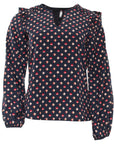 Taya Top in Navy