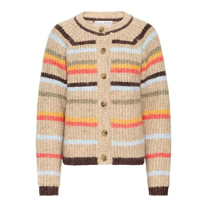 Abena Striped Cardigan