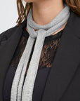 Balou Scarf in Silver Mesh