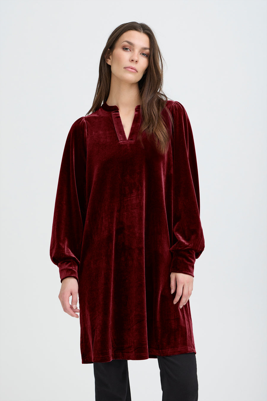 Barbara Dress in Fig