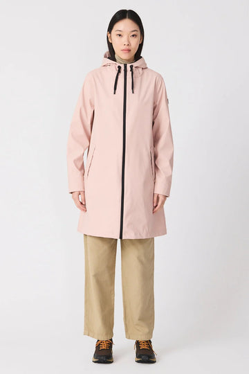 Nuovola Raincoat in Cameo Rose