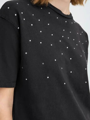 Peonie T Shirt in Black