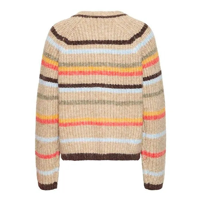 Abena Striped Cardigan