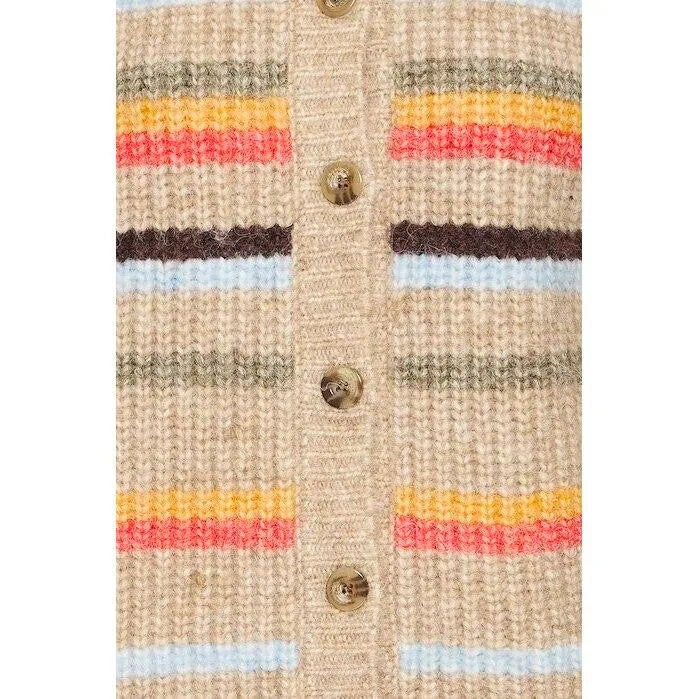 Abena Striped Cardigan