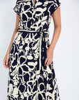 Abstract Print Dress